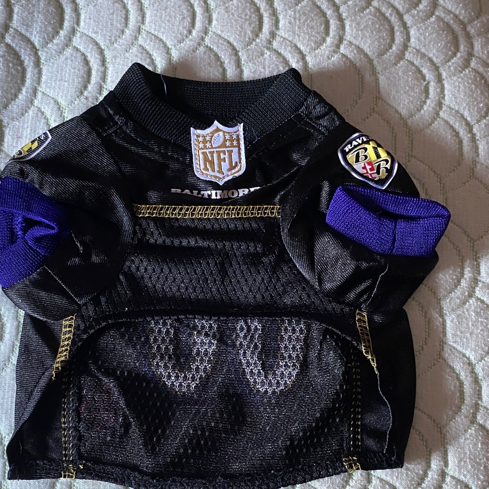 NFL Black and Purple Dog Jersey